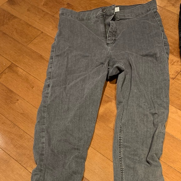 TopShop Joni skinny jeans women’s gray - Picture 1 of 2